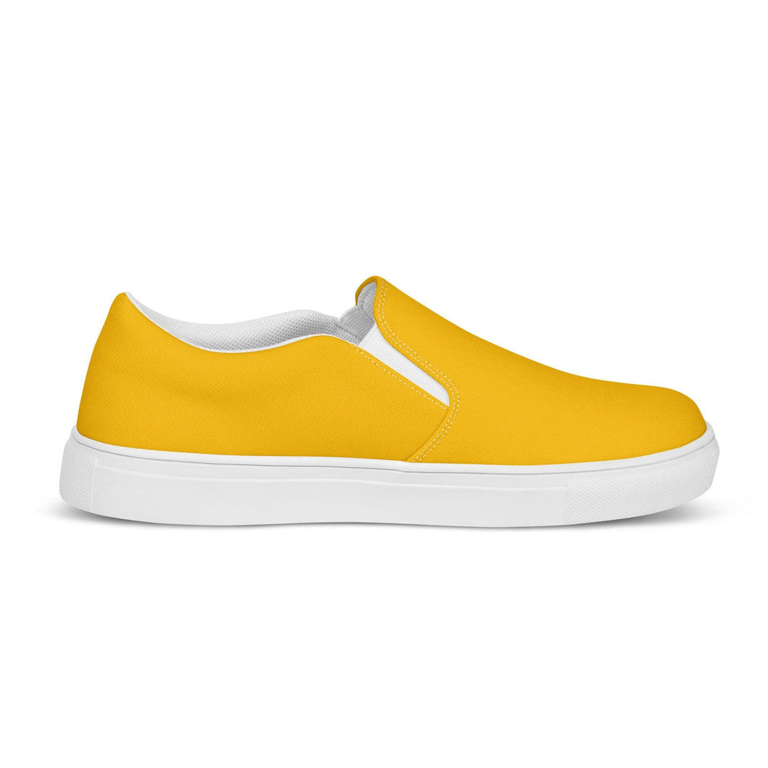 Mens Slip-on Canvas Shoes Golden Yellow