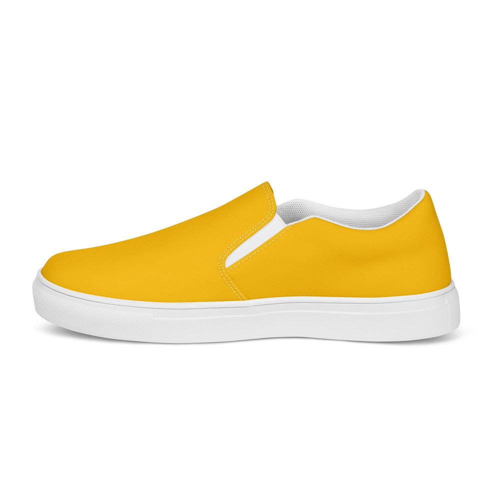 Mens Slip-on Canvas Shoes Golden Yellow