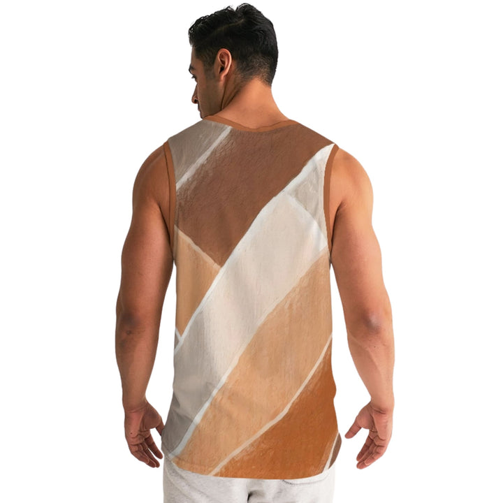 Mens Sport Tank Top Abstract Stone Pattern - Mens | Tank Tops | AOP