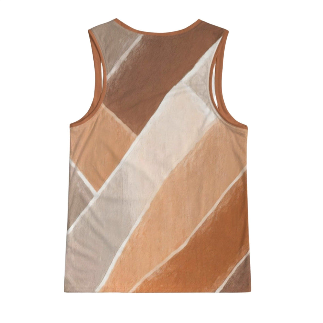 Mens Sport Tank Top Abstract Stone Pattern - Mens | Tank Tops | AOP