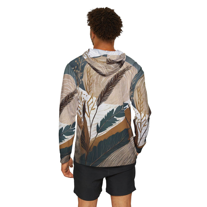 Mens Sports Performance Graphic Hoodie - Boho Style Print 84276 - Mens