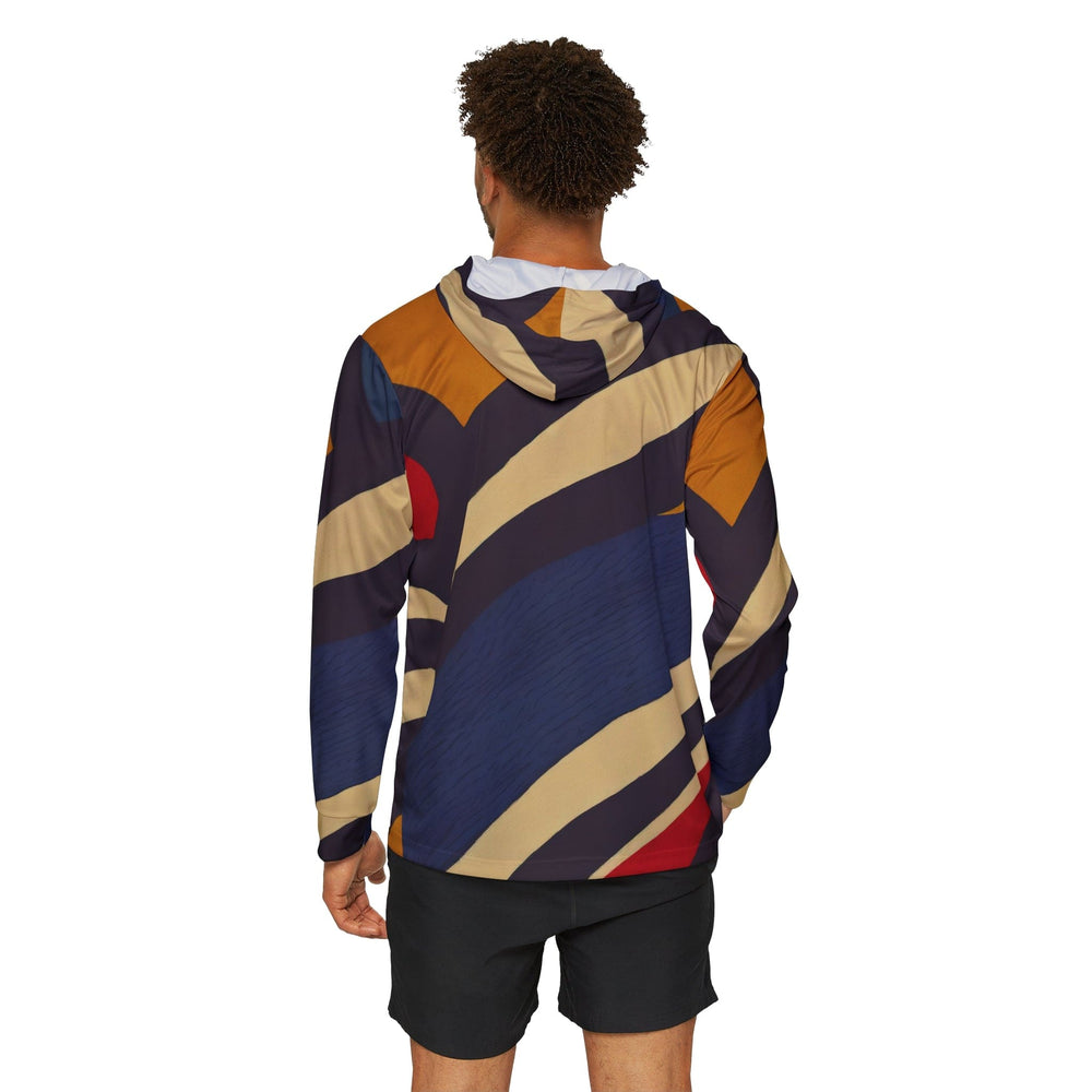 Mens Sports Graphic Hoodie Colorblock Print 29138 - Mens | Hoodies | AOP