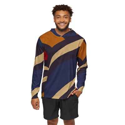 Mens Sports Graphic Hoodie Colorblock Print 29138 - All Over Prints