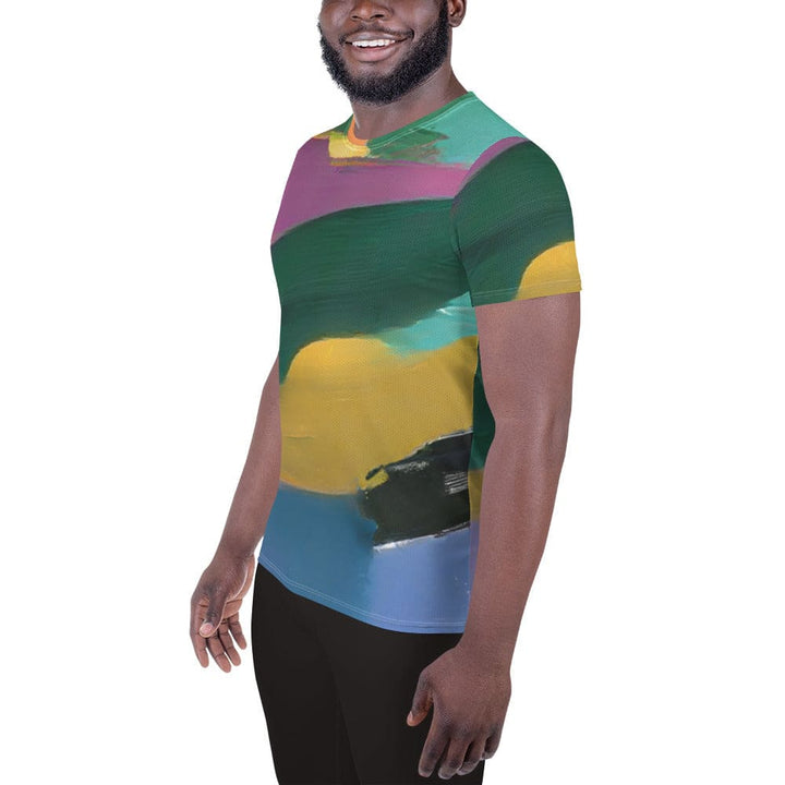 Mens Stretch Fit Athletic Sports T-shirt - Stand Firm