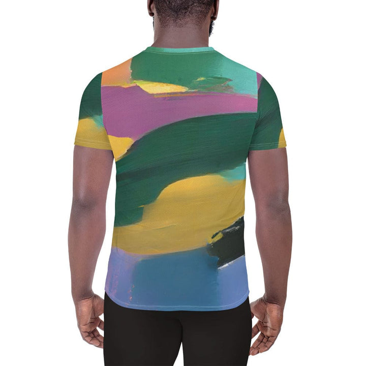 Mens Stretch Fit Athletic Sports T-shirt - Stand Firm
