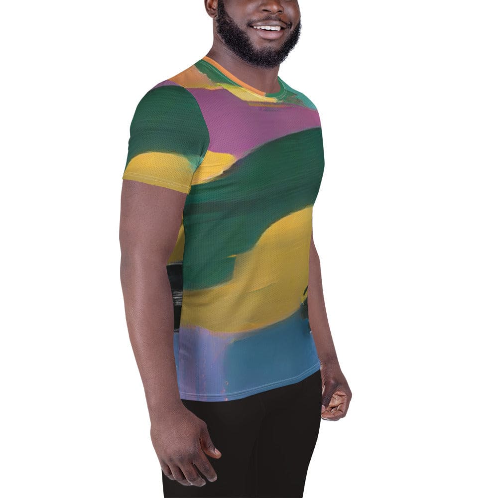 Mens Stretch Fit Athletic Sports T-shirt - Stand Firm
