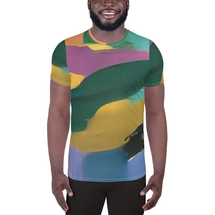 Mens Stretch Fit Athletic Sports T-shirt - Stand Firm