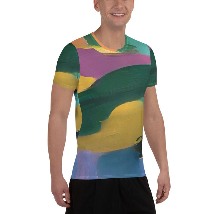 Mens Stretch Fit Athletic Sports T-shirt - Stand Firm