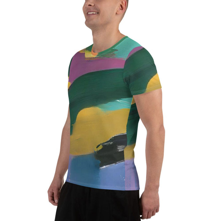 Mens Stretch Fit Athletic Sports T-shirt - Stand Firm