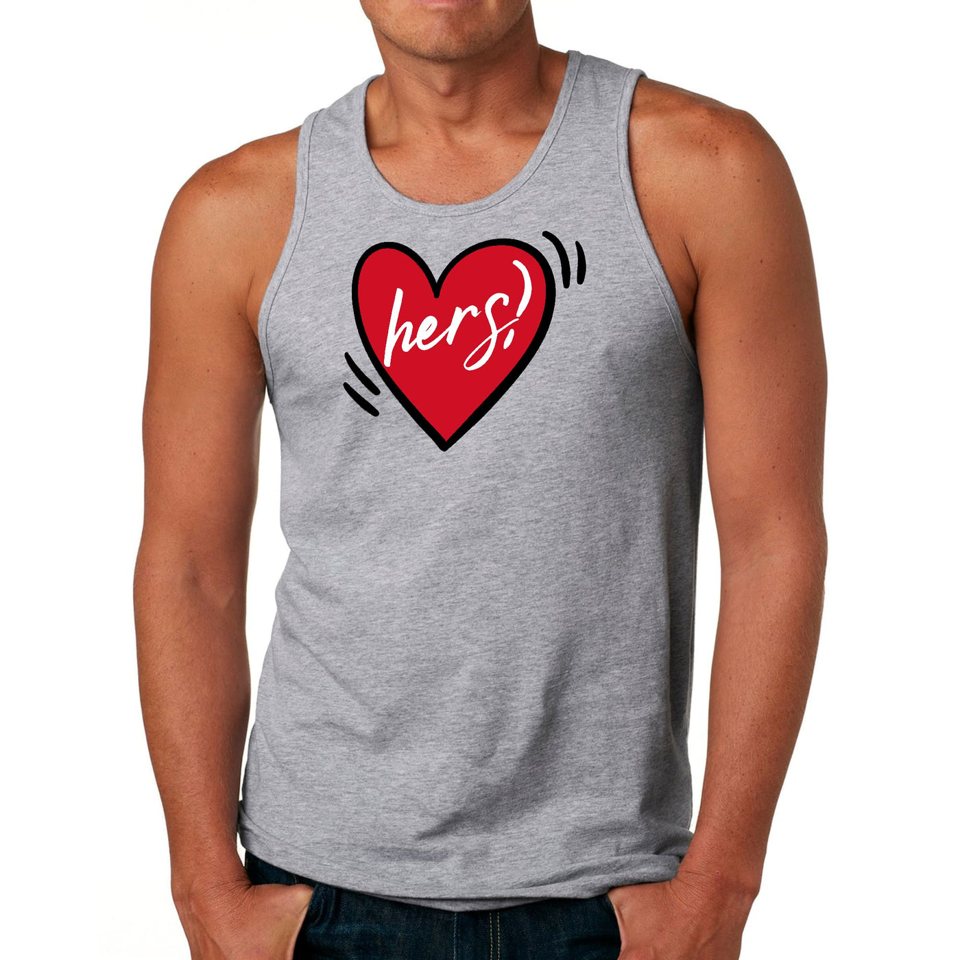 Mens Tank Top Fitness Shirt Say It Soul Her Heart Couples - Mens | Tank Tops