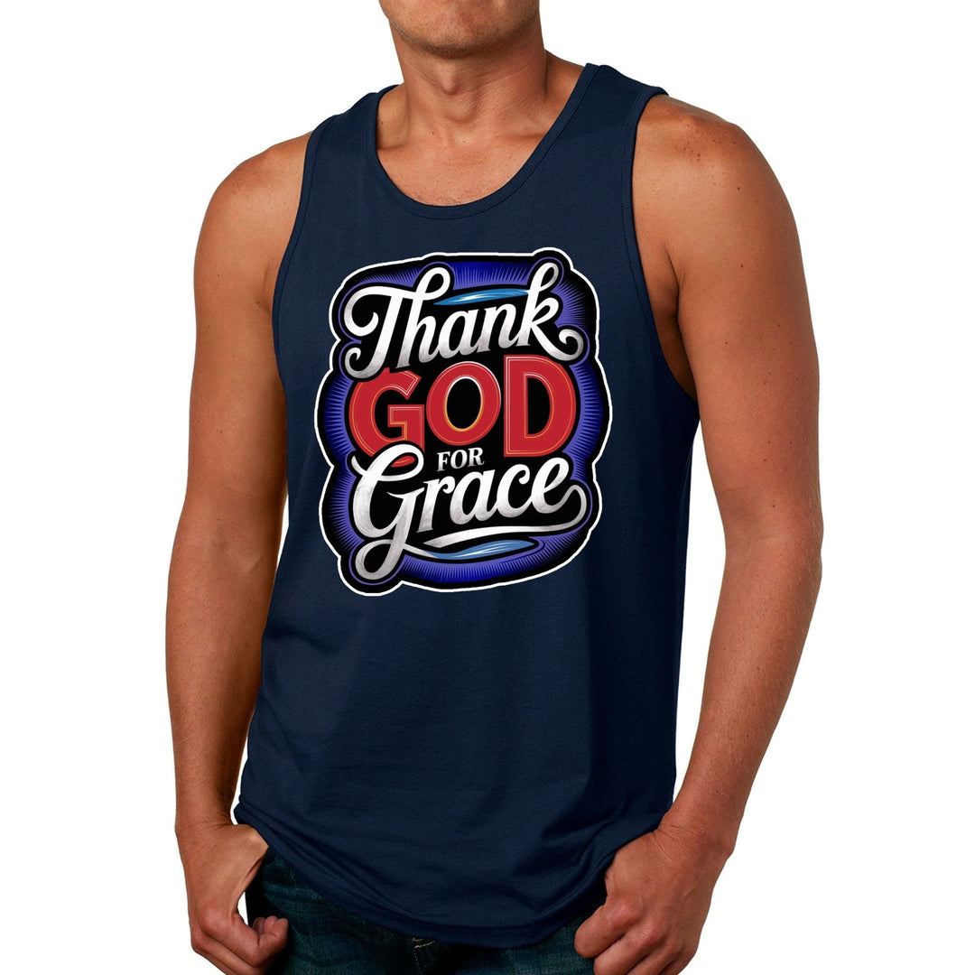 Mens Tank Top Thank God for Grace - Mens | Tank Tops