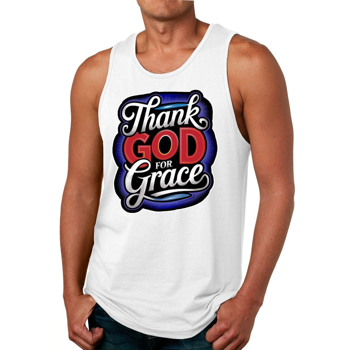 Mens Tank Top Thank God for Grace - Mens | Tank Tops