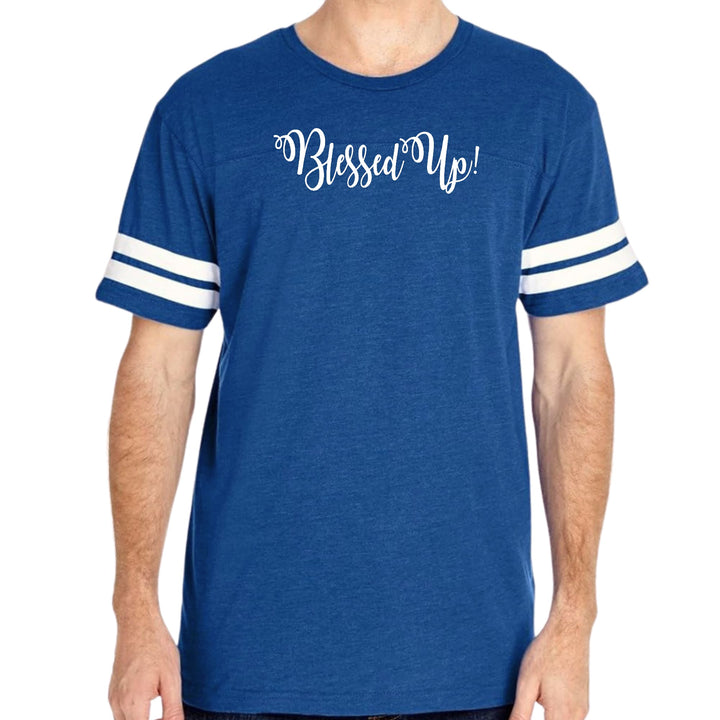 Mens Vintage Sport Graphic T-shirt Blessed Up - Mens | T-Shirts | Vintage Sport