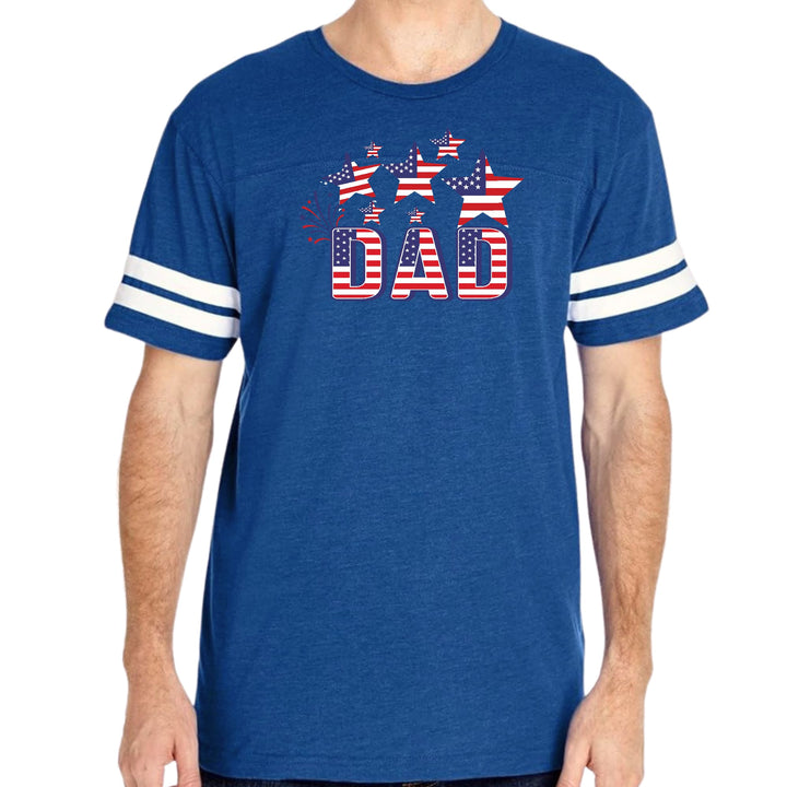 Mens Vintage Sport Graphic T-shirt Dad Independence Day 4th Of July - Mens