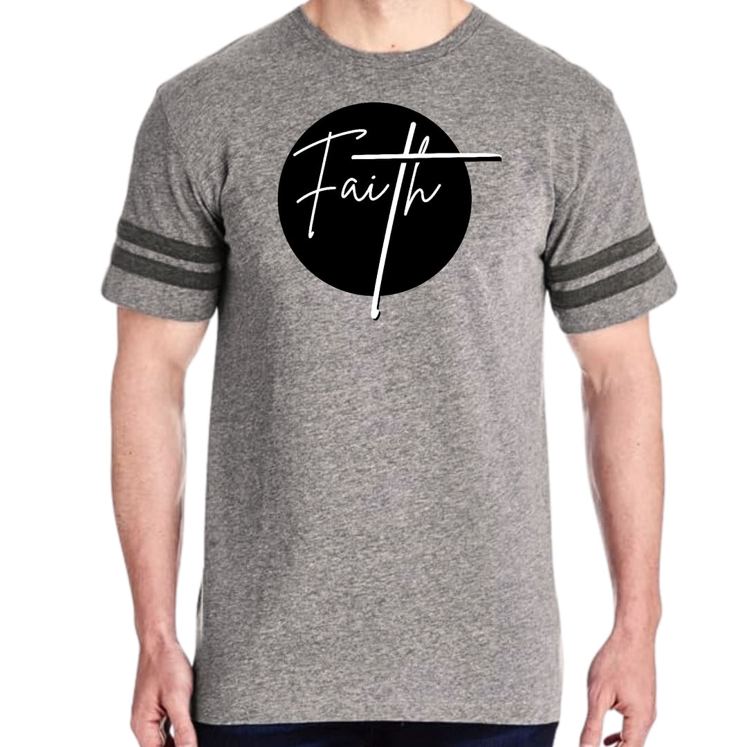 Mens Vintage Sport Graphic T-shirt Faith Print - Mens/T-Shirts/Vintage Sport
