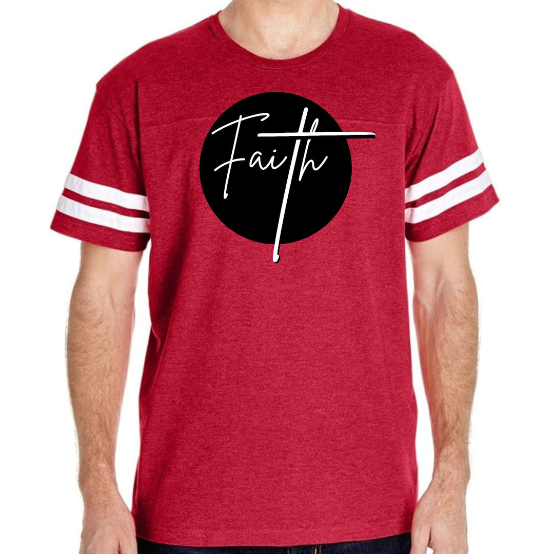 Mens Vintage Sport Graphic T-shirt Faith Print - Mens/T-Shirts/Vintage Sport