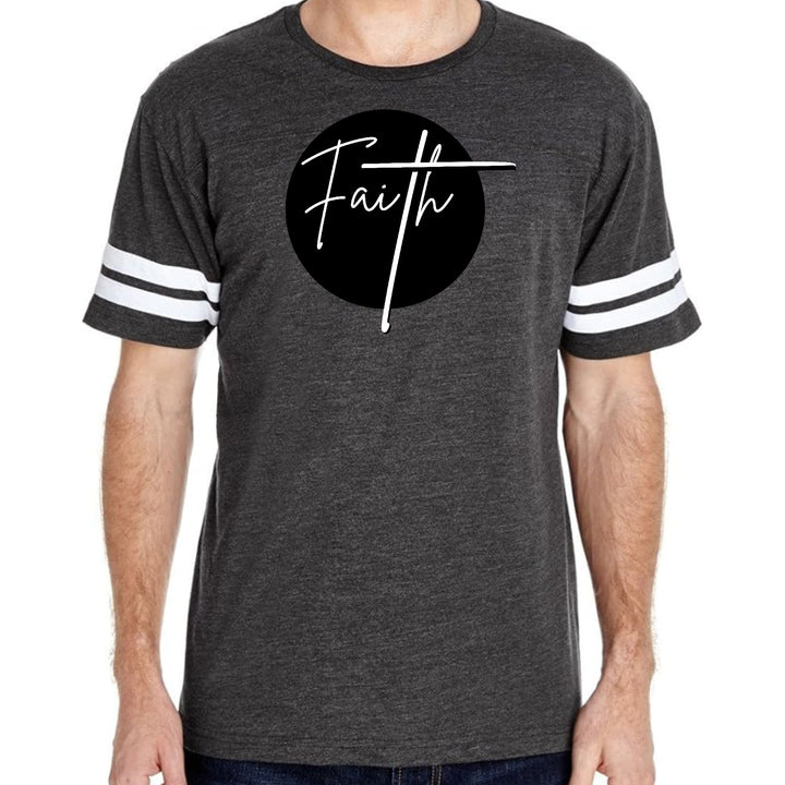 Mens Vintage Sport Graphic T-shirt Faith Print - Mens/T-Shirts/Vintage Sport