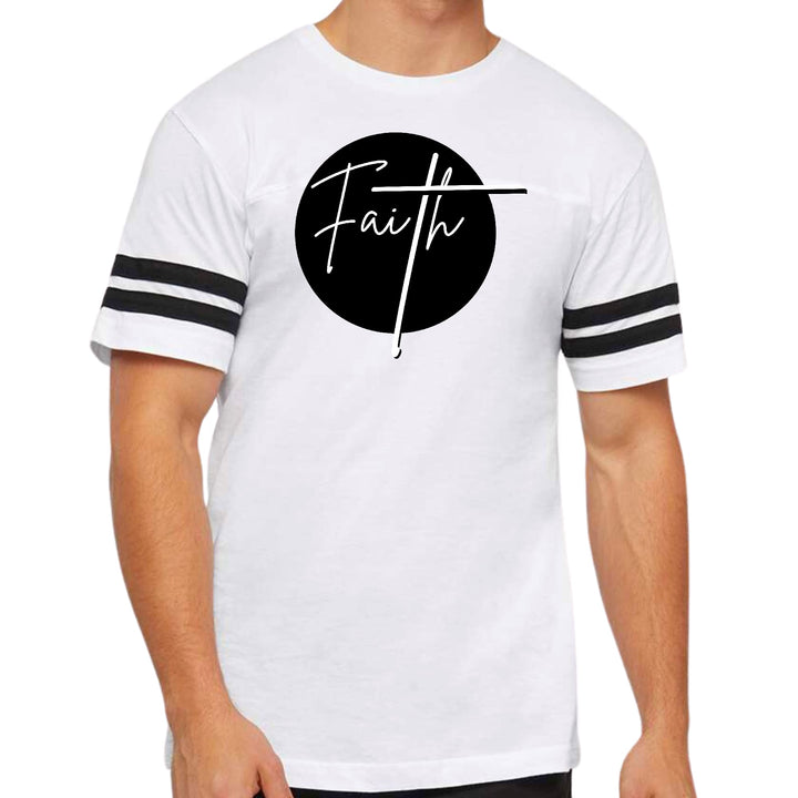Mens Vintage Sport Graphic T-shirt Faith Print - Mens/T-Shirts/Vintage Sport