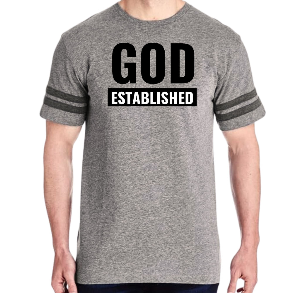 Mens Vintage Sport Graphic T-shirt God Established - Mens/T-Shirts/Vintage Sport