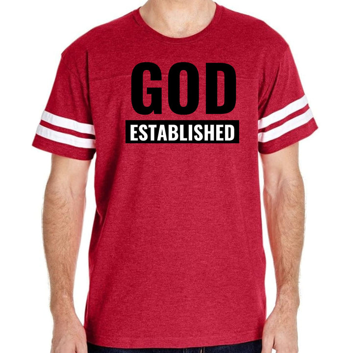 Mens Vintage Sport Graphic T-shirt God Established - Mens/T-Shirts/Vintage Sport