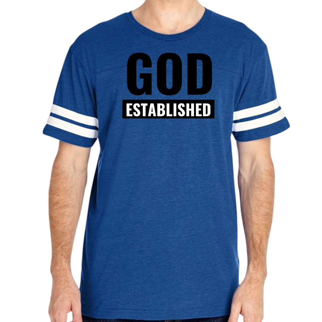 Mens Vintage Sport Graphic T-shirt God Established - Mens/T-Shirts/Vintage Sport