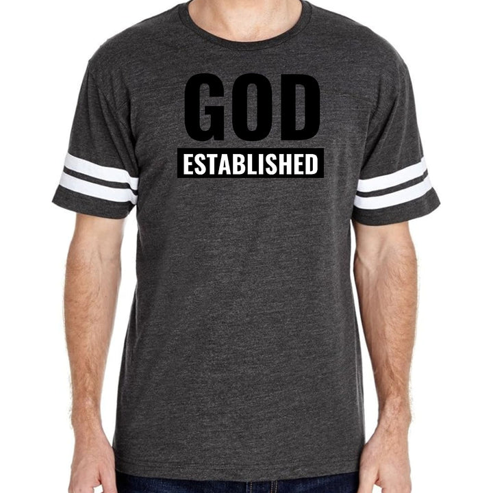 Mens Vintage Sport Graphic T-shirt God Established - Mens/T-Shirts/Vintage Sport