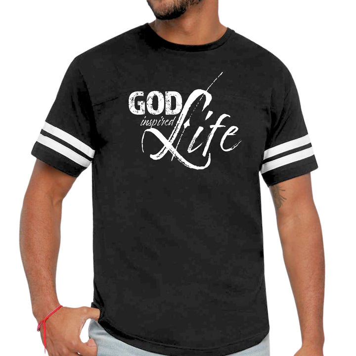 Mens Vintage Sport Graphic T-shirt God Inspired Life - Mens/T-Shirts/Vintage