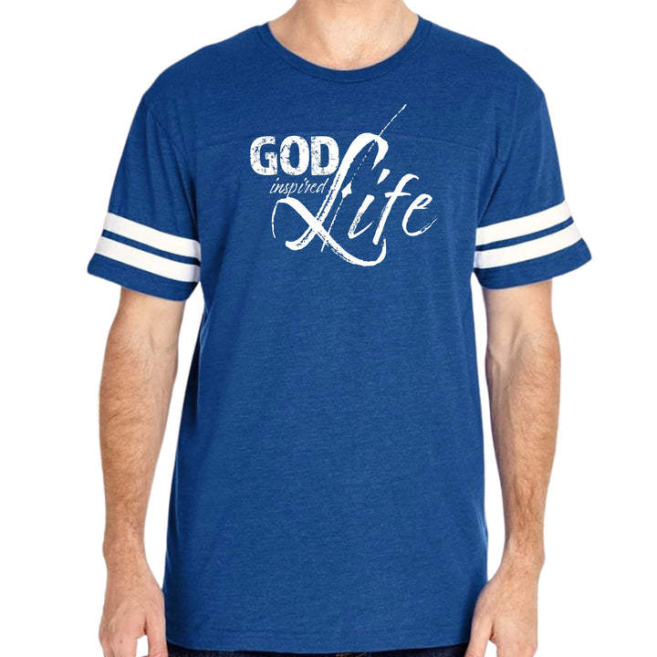 Mens Vintage Sport Graphic T-shirt God Inspired Life - Mens/T-Shirts/Vintage