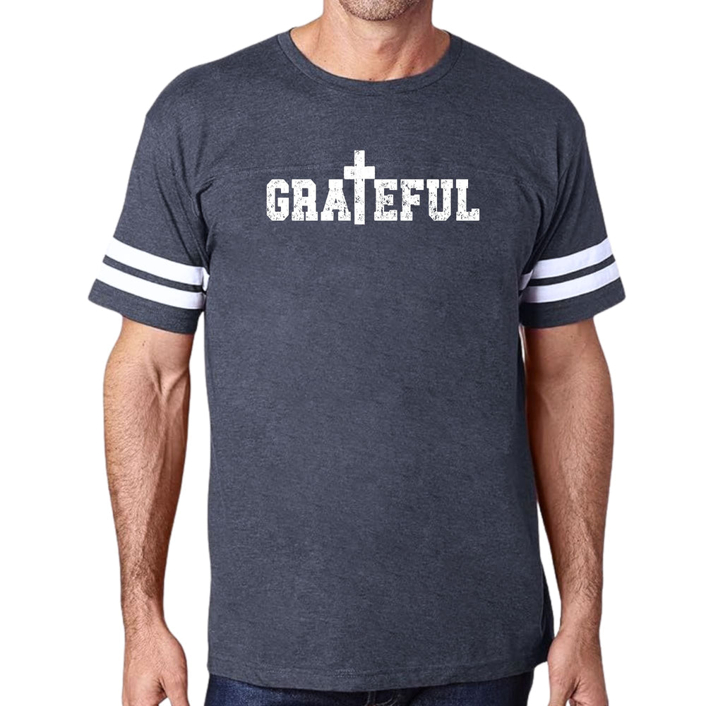 Mens Vintage Sport Graphic T-shirt Grateful Print - Mens/T-Shirts/Vintage Sport