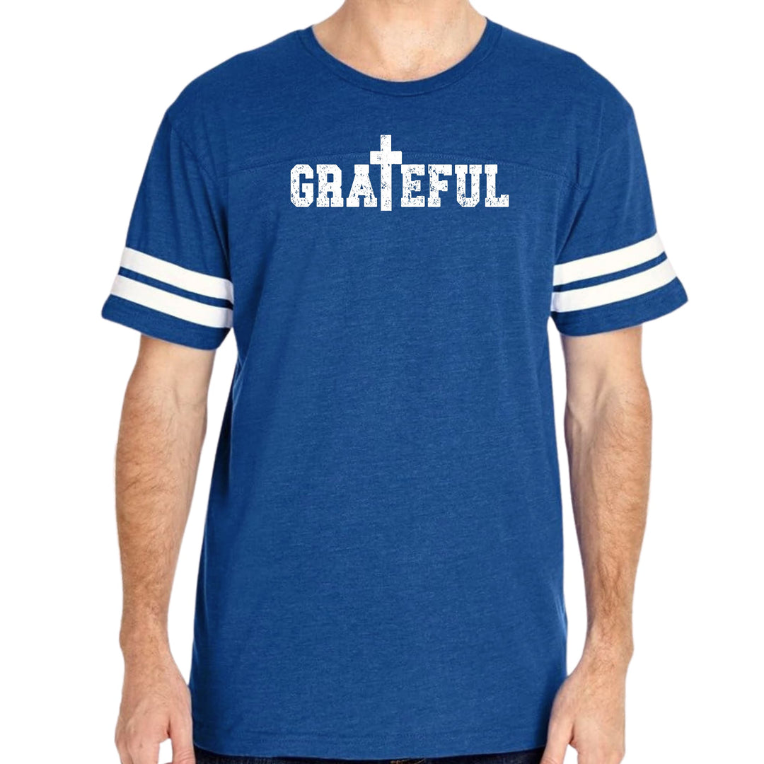 Mens Vintage Sport Graphic T-shirt Grateful Print - Mens/T-Shirts/Vintage Sport