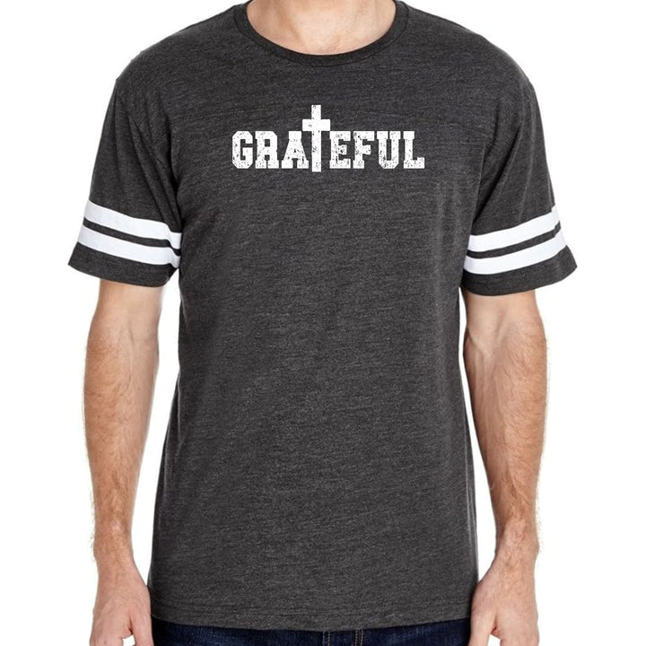 Mens Vintage Sport Graphic T-shirt Grateful Print - Mens/T-Shirts/Vintage Sport
