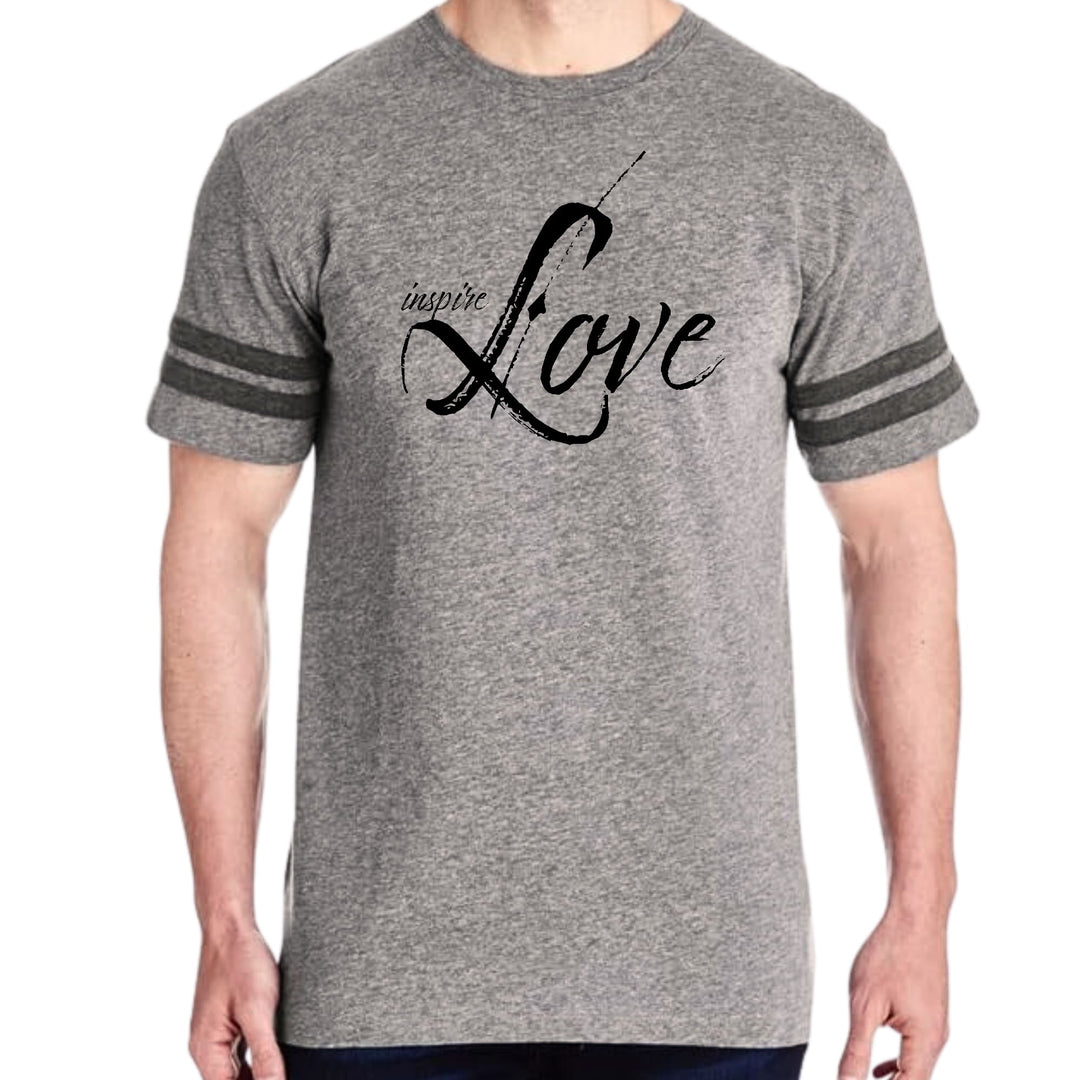 Mens Vintage Sport Graphic T-shirt Inspire Love - Mens/T-Shirts/Vintage Sport