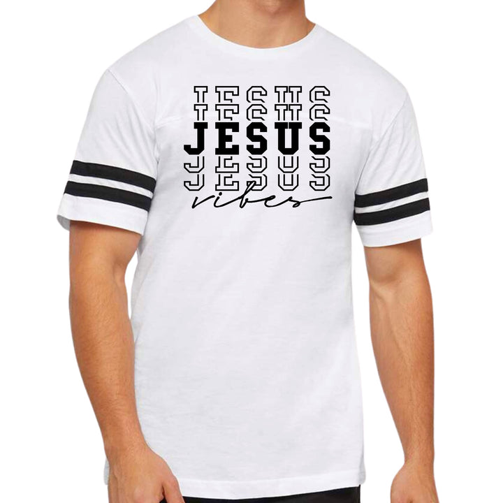 Mens Vintage Sport Graphic T-shirt Jesus Vibes - Mens/T-Shirts/Vintage Sport