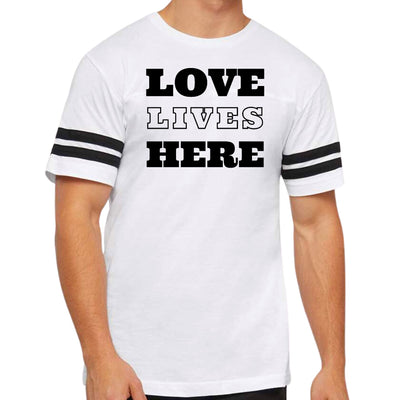 Mens Vintage Sport Graphic T-shirt Love Lives Here - Mens | T-Shirts | Vintage