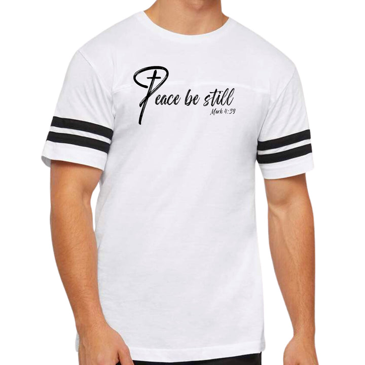 Mens Vintage Sport Graphic T-shirt Peace be Still - Mens/T-Shirts/Vintage Sport