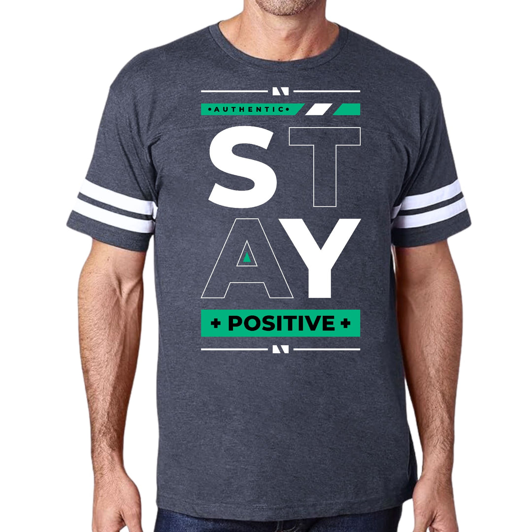 Mens Vintage Sport Graphic T-shirt Stay Positive - Mens | T-Shirts | Vintage