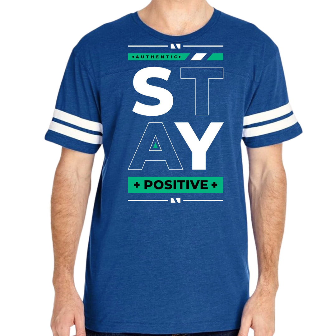 Mens Vintage Sport Graphic T-shirt Stay Positive - Mens | T-Shirts | Vintage