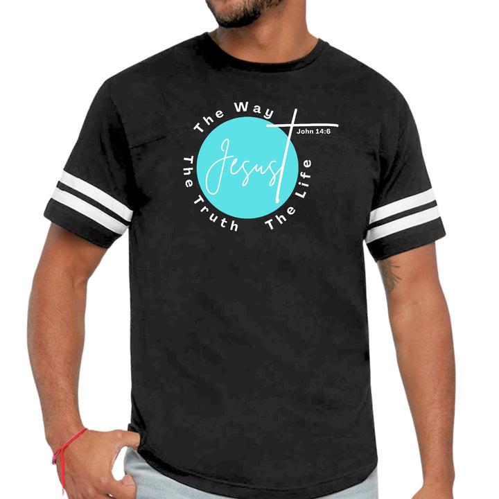 Mens Vintage Sport Graphic T-shirt the Truth the Way the Life