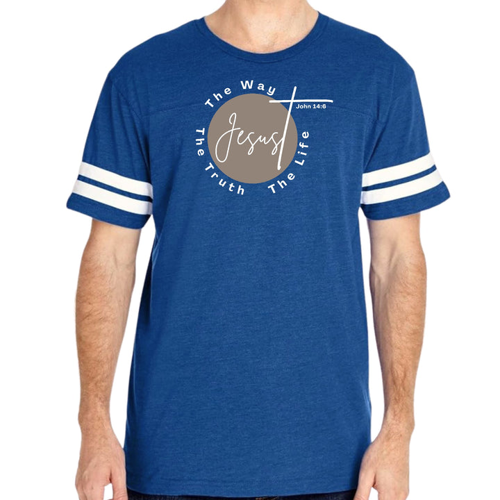Mens Vintage Sport Graphic T-shirt the Truth the Way the Life