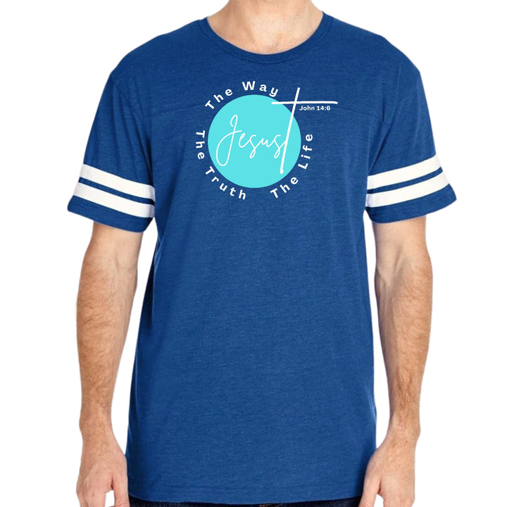 Mens Vintage Sport Graphic T-shirt the Truth the Way the Life