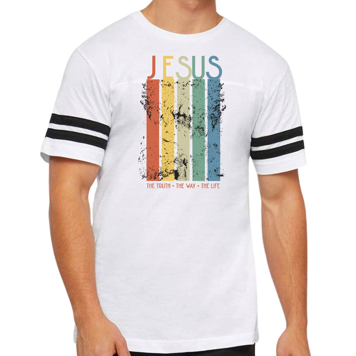 Mens Vintage Sport Graphic T-shirt the Truth the Way the Life