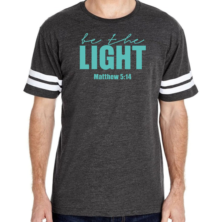 Mens Vintage Sport T-shirt be the Light Print - Mens/T-Shirts/Vintage Sport