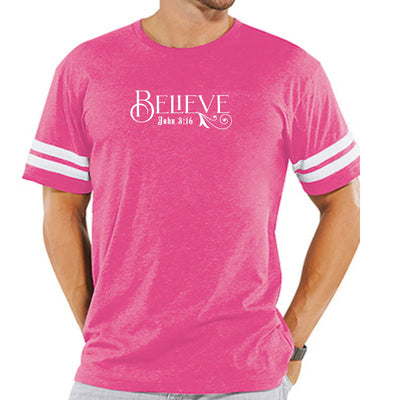 Mens Vintage Sport T-shirt Believe John 3:16 - Mens | T-Shirts | Vintage Sport