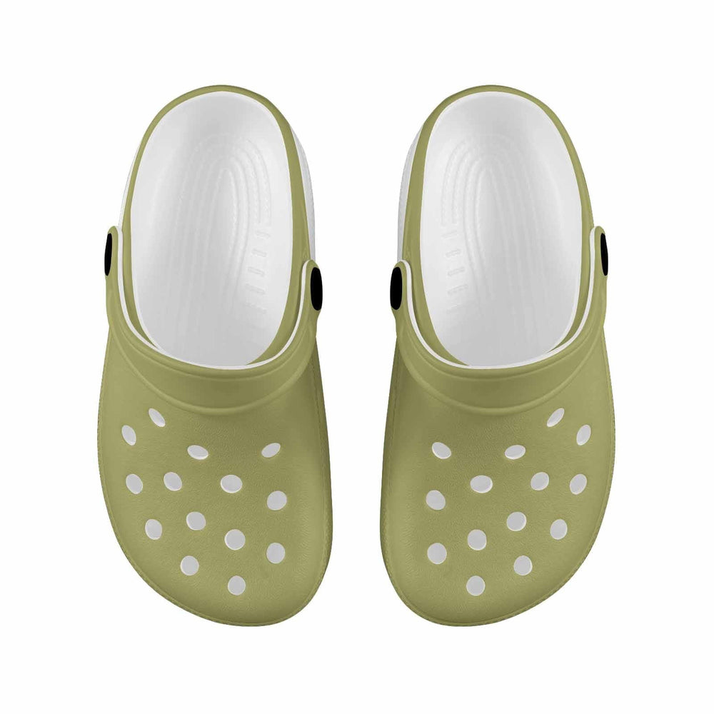 Olive Green Clogs For Youth - Unisex | Clogs | Youth