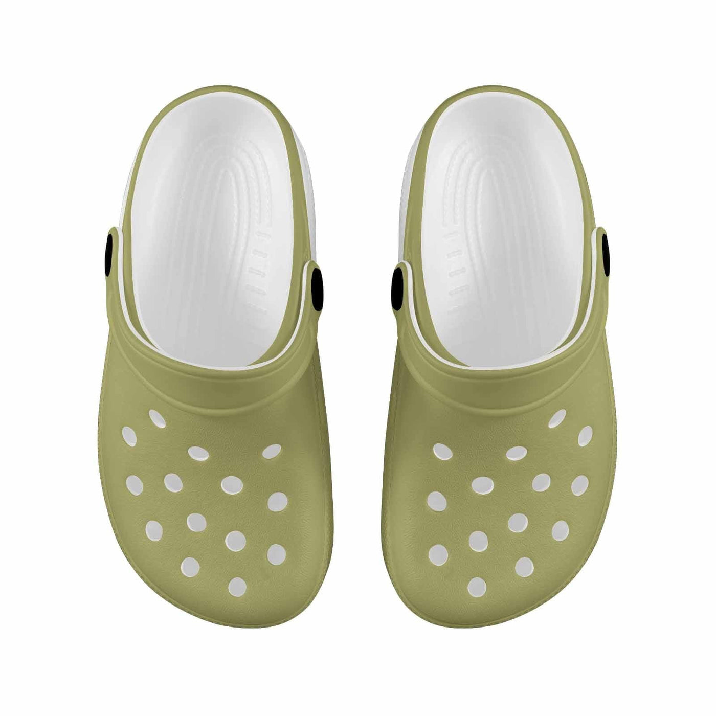 Olive Green Clogs For Youth - Unisex | Clogs | Youth