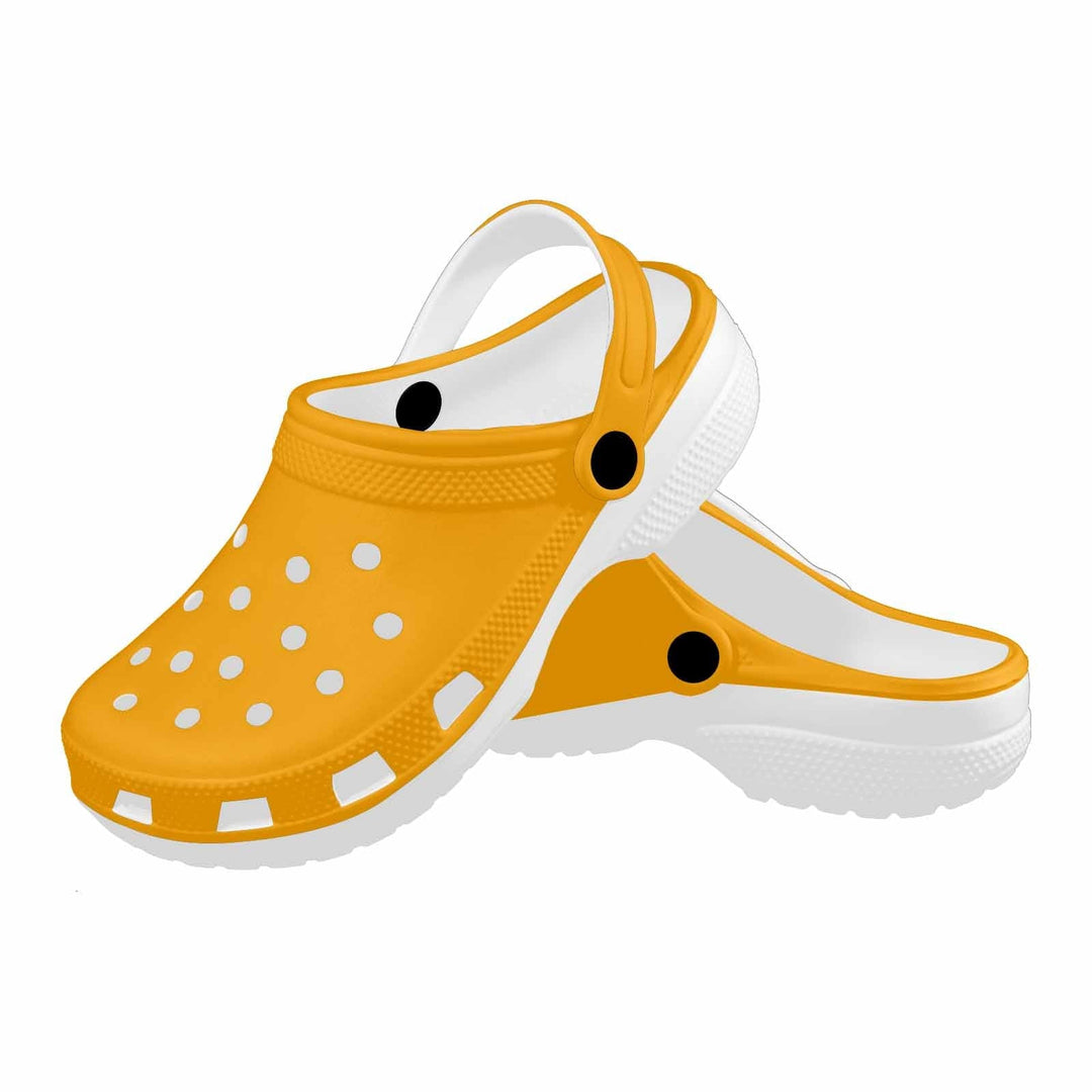 Orange Custom Print Adults Clogs - Unisex | Clogs | Adults