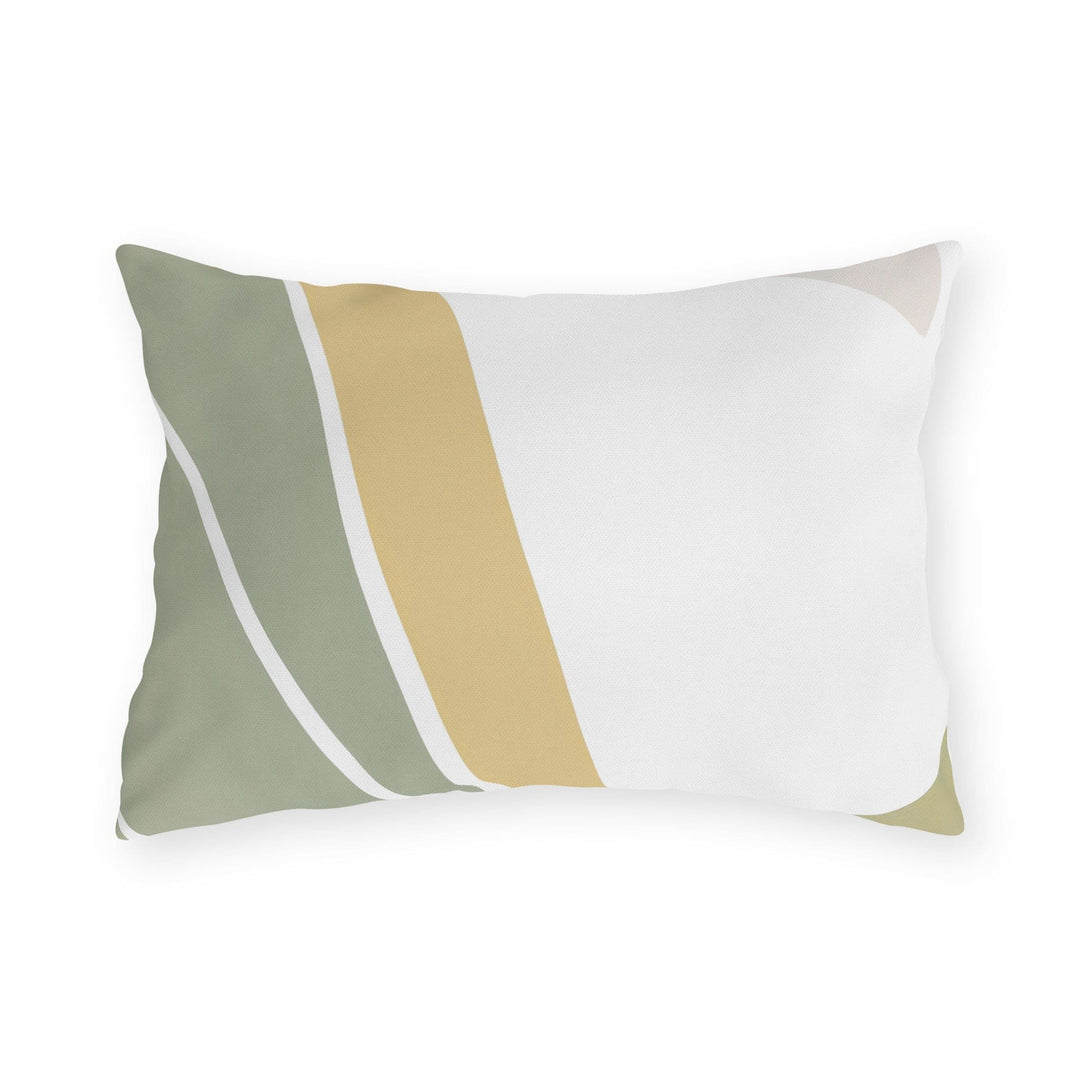 Decorative Indoor/outdoor Pillow Green Abstract Design - Decorative | Throw