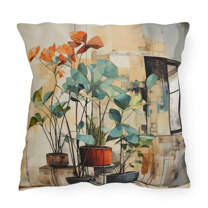 Decorative Indoor/outdoor Pillow - Rustic Botanical Plants - Decorative/Throw