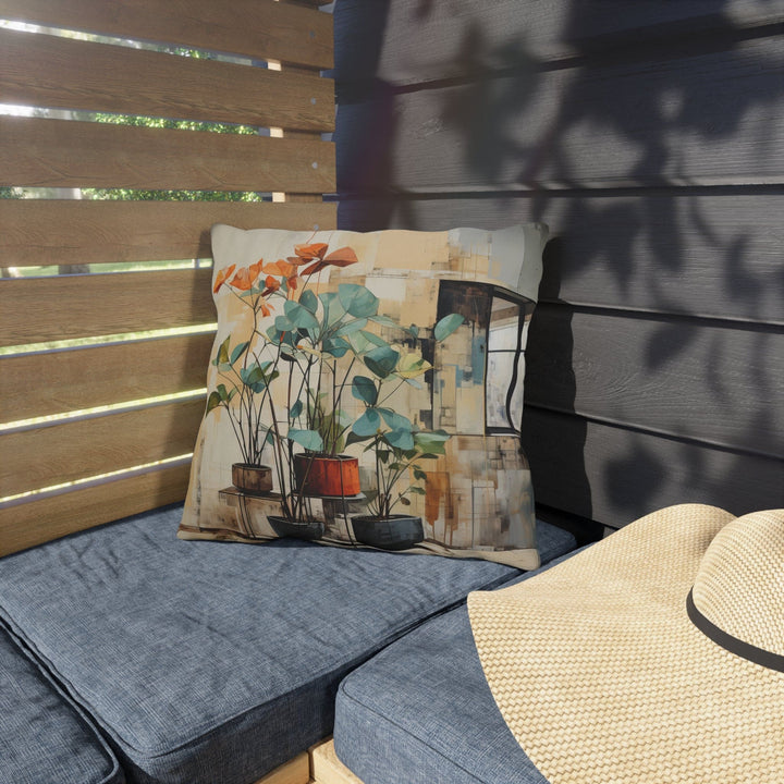 Decorative Indoor/outdoor Pillow - Rustic Botanical Plants - Decorative/Throw