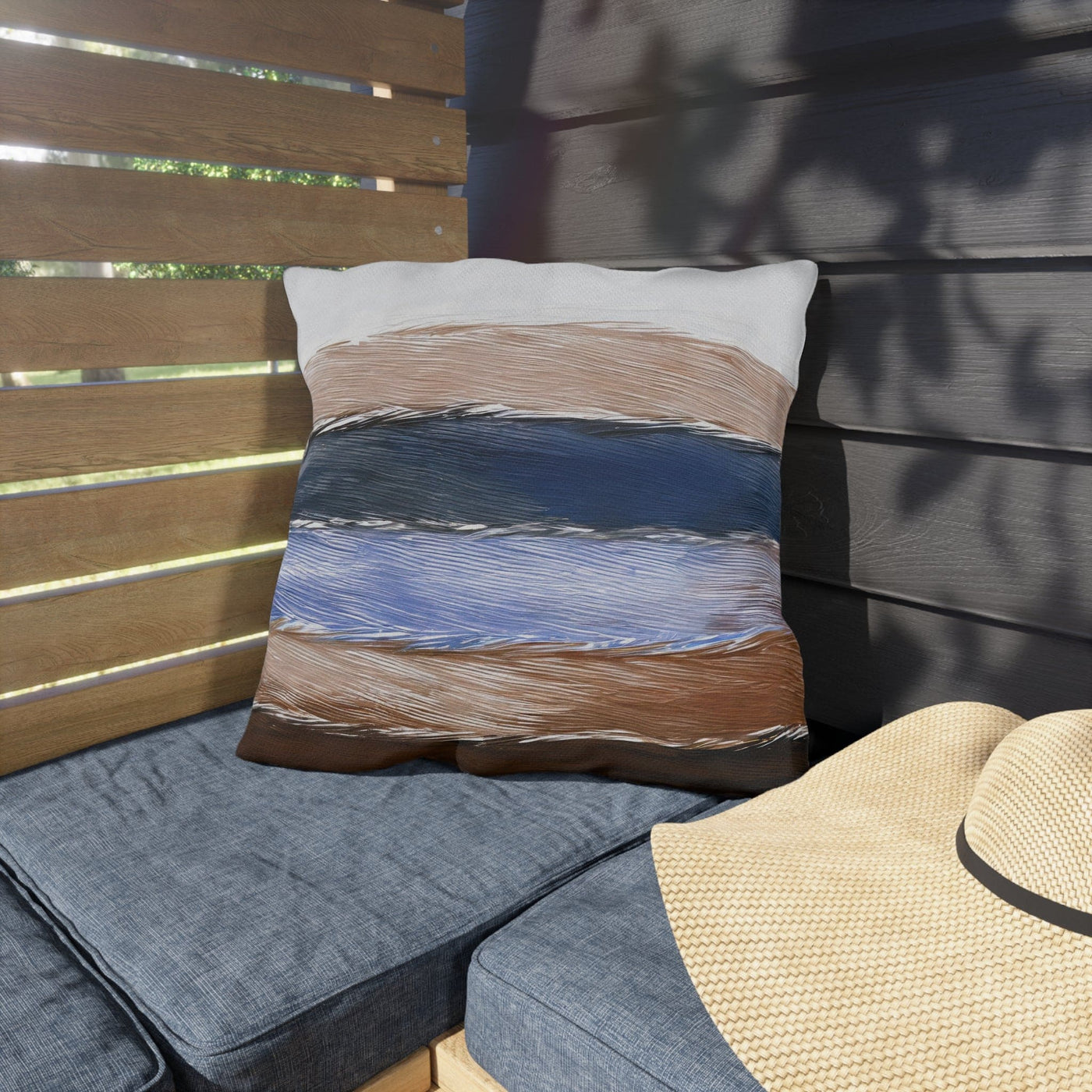 Outdoor Throw Pillow Rustic Hues Design - Home Decor